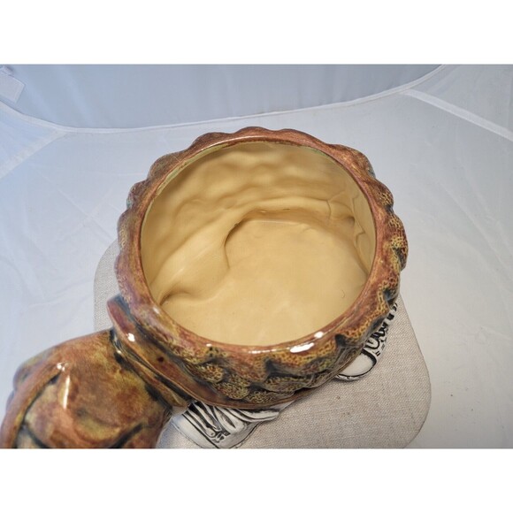 Vintage 1981 6" X 3" X 3.5" Turtle With Shoes Planter - Picture 4 of 10